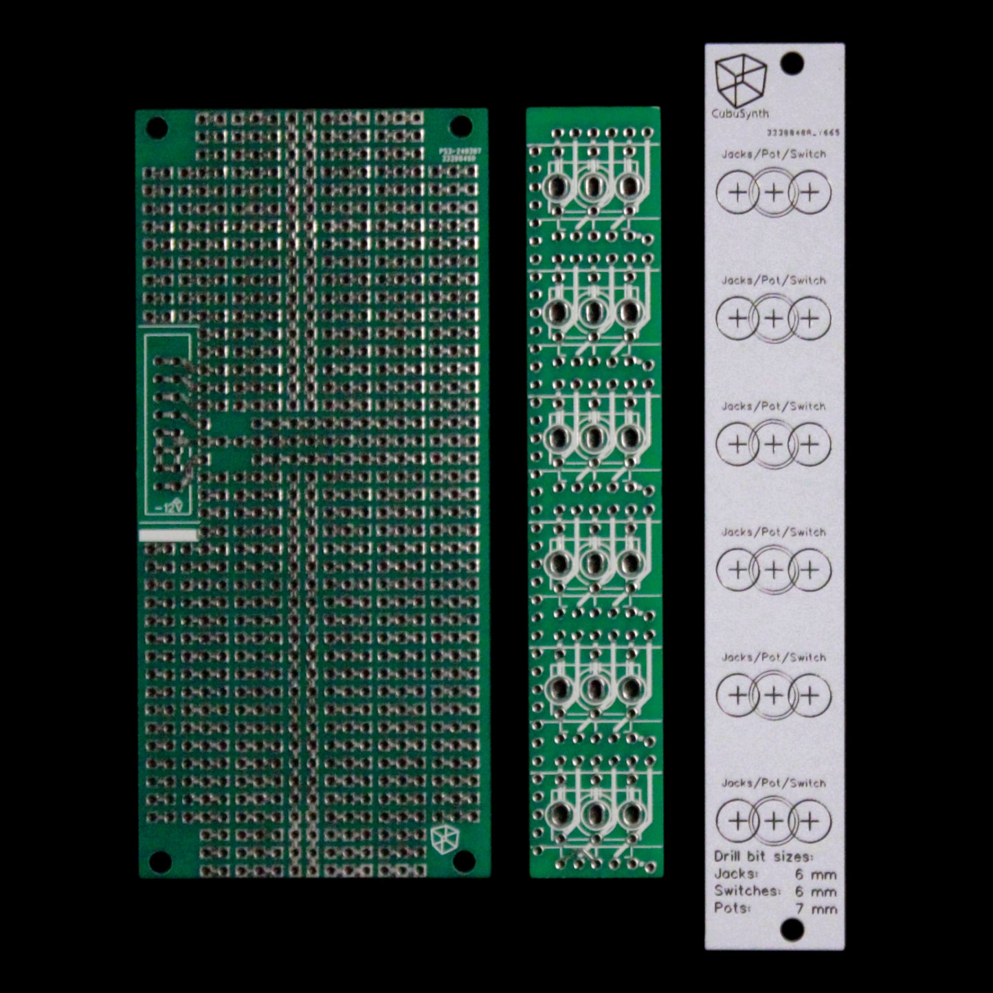 Eurorack Prototype PCBs and Aluminium Panels