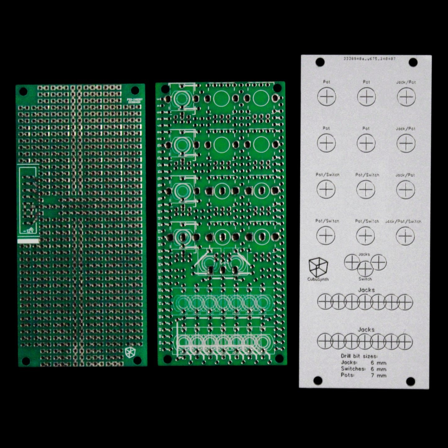 Eurorack Prototype PCBs and Aluminium Panels