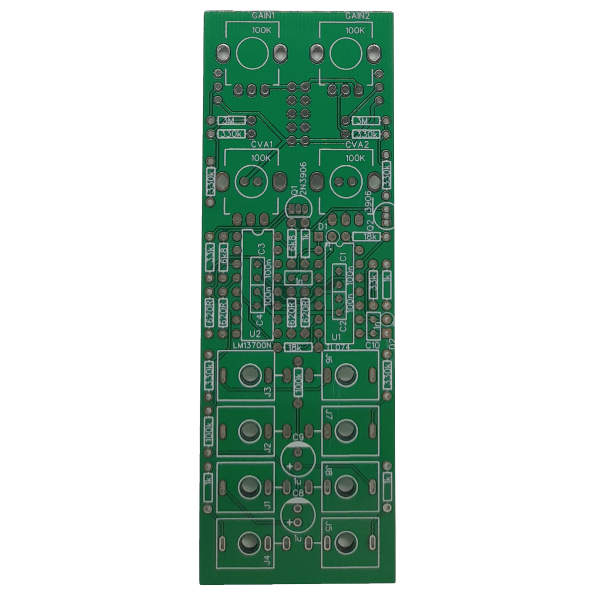 CubuSynth - Dual Vintage VCA (DIY)
