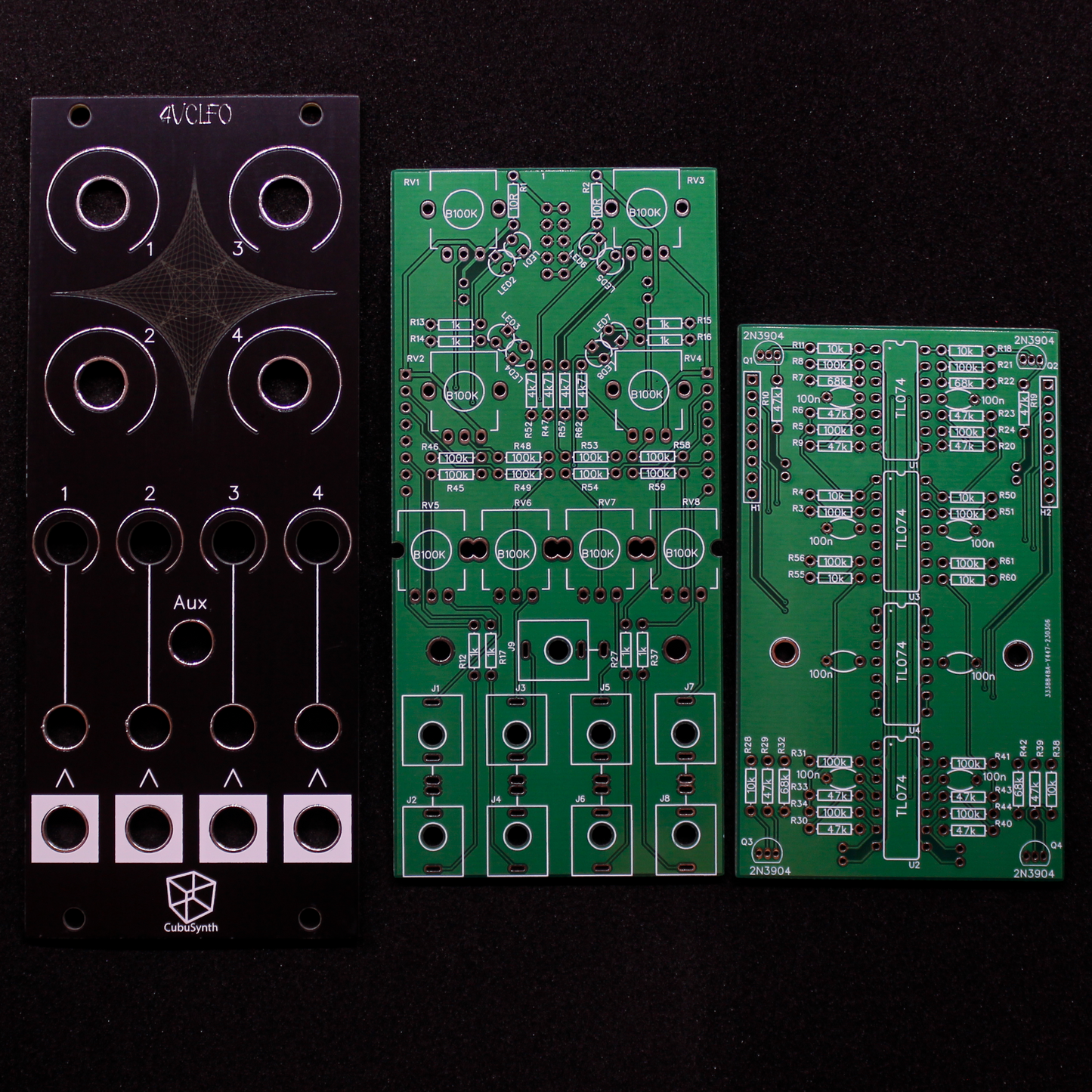 CubuSynth - QuadVCLFO (DIY)