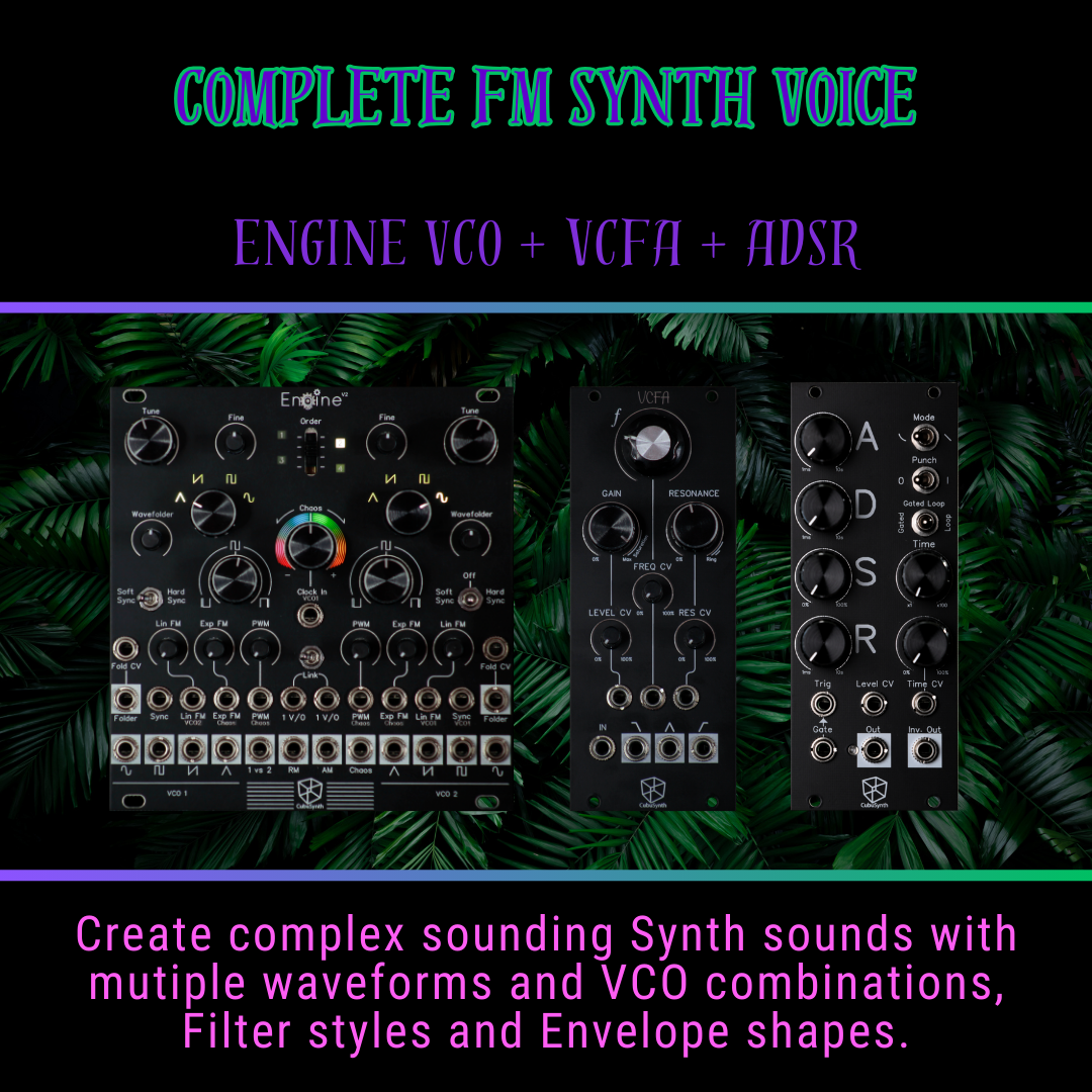 Engine V2 + VCFA + ADSR Bundle 2 (Built)