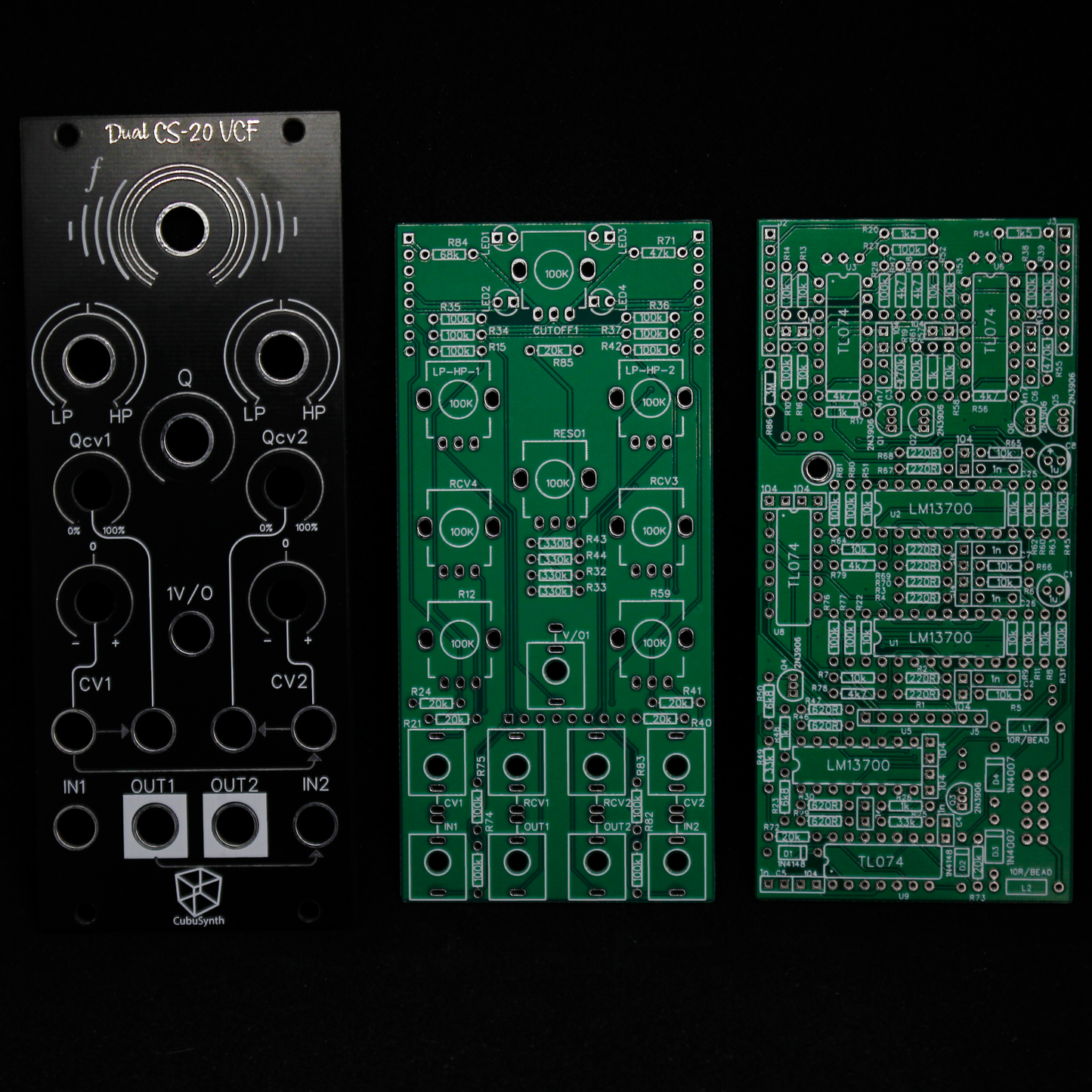 CubuSynth - Dual CS-20 VCF (DIY)